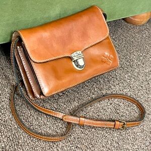 Patricia Nash genuine leather crossbody bag with adjustable strap